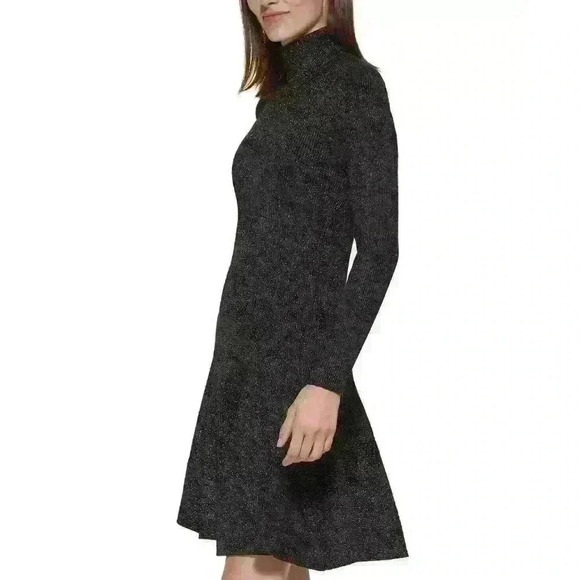 NEW! Calvin Klein Women's M Mock-Neck Sweater Dress NWT $119 - Picture 3 of 4